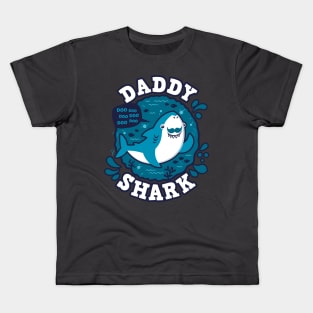 Daddy Shark (trace) Kids T-Shirt